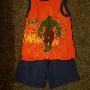 Hulk short's and short sleeve outfit